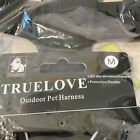 Truelove Harness Soft Mesh Outdoor Black Dog Walking Training Adventure