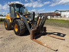 2014 John Deere 544k Articulated Wheel Loader Cab Aux Grapple Bucket A c Bidadoo