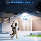 1-5x Led Solar Power Pir Motion Sensor Light Outdoor Garden Security Wall Lamp
