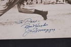 Joe Dimaggio Signed 11x14 Photo New York Yankees Autograph Personalized D14485
