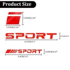 14pcs Car Decal Stickers wheel Rim Decal Sticker sport Logo Reflective Sticke   