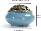 Ceric Incense Burner  Ceric Incense Burner With Lid  Cone Incense