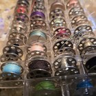 Bobbins 250  Mixed Metal Plastic Sewing Machine Class Singer  kenmore Organizer 