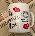 Motley Crue Whitesnake Poison Coffee Mug Vintage 1987 Oakland Stadim Bill Graham