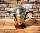 Medieval Roman Helmet - Roman Knight Spartan Battle Armour Helmet Wearable Steel