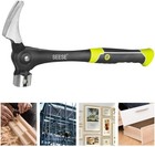 Adjustable Nail Puller Hammer  Magnetic Nail Starter  Anti-slip Shock-absorbi   
