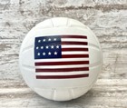 Vintage Ralph Lauren Polo American Flag White Volleyball Ball  rare 