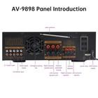 3000w Peak Stereo Hifi Power Amplifier High-power 5 1channel Subwoofer Amplifier