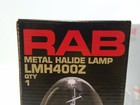 2pc Rab Lmh400z Metal Halide Lamp 400w Light Bulb Ed28 40000 Lumens 20000hr Life
