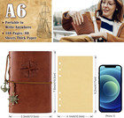 Refillable Journal Notebook  Vintage Travel Diary With Blank Pages  Gifts   Clas