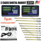 Toauto Mill Lathe Dro Linear Glass Scale 4  -40  Digital Readout 2axis 3axis us
