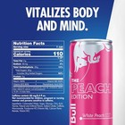 Peach Edition Energy Drink  White Peach  8 4 Fl oz   24 Cans  With 80mg Caffeine