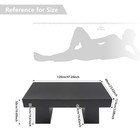 Black Coffee Table  Modern Coffee Table  Rectangular Coffee Table  120 60 50cm