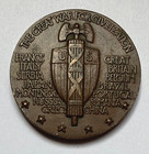 Official  Ww1 U s  Victory Medal Un-looped Variety  hk-901   Bronze Bn Sc 