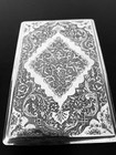 Antique Hand Engraved Solid Silver Persian Islamic Cigarette Case 160g