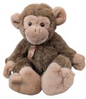 Vintage Russ Berrie Jimby Monkey Plush Brown Tan 16  Stuffed Animal