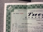 Tucker Corporation Stock Certificate 1947 Automobile   