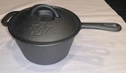 John Wayne Cast Iron Cookware 2 Quart Sauce Pot With Lid