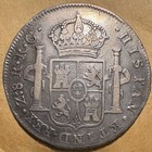 1817 Zacatecas Mexico 8 Reales Royalist Issue Silver