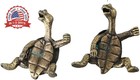2pcs Antique Copper Kung Fu Turtle Stick Incense Holder  Small Turtle Incense Fo