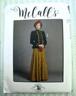 Mccalls 8077 Historical Victorian Edwardian Jacket Skirt Costume Pattern 6 - 14