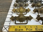 Set Of 10  Vintage Eastlake cottage Style   Brass Dresser Pulls   3  On Center 