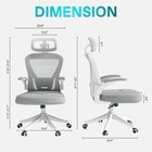 Office Desk Chair With Lumbar Support Computer Chair With Adjustable Armrest