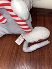 Vintage 1987 Fisher Price Puffalump Gray Christmas Holiday Mouse Plush Candy