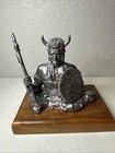 Vtg Michael Ricker Signed Pewter Billy 1988 American Indian Western Collection
