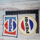 Vintage Pepsi Cola Logo Embroidered Sew Large Patch Uniform  Jacket Punk Lot