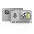 Ballet Ethereum Cold Storage Wallet Card - Stainless Steel  No Battery