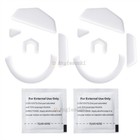 2 Sets White Rounded Curved Mouse Feet Skates For Logitech G502 Lightspeed Mouse
