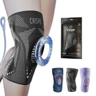 Caspe 2 Pcs Knee Brace Support For Sport Gym Knee Brace For Meniscus Tear Relief
