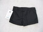Nwt Gk Elite Stars Black Gymnastics Leotard Bar Shorts Nylon Spandex Child Adult