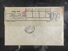 1943 Lubica Slovakia Registered Exss Cover To To Kezmarok Delivery Slip Affixed