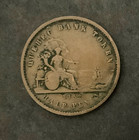 Canada 1852 Quebec Bank Token One Penny