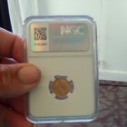 1985 Guinea 1 Franc Guineen Gold Colored Coin Km 30 Ngc Slabbed Brilliant Unc