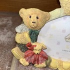 4x6 Teddy Bear Family Photo Frame Used With Box