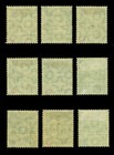 Brazil 1928 Airmail - Varig - Red   Black Surcharged Set Sc  3cl4-3cl12 Mint Mlh