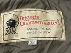 Vintage Brigade Quartermasters Goatskin Leather A2 Flight Bomber Jacket 38 Small