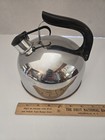Vintage Revere Ware Copper Bottom Whistling 7 In  Tea Kettle Vintage