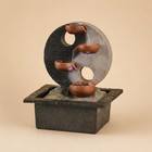 Dual Energy Water Feature Built-in Pump Desktop Humidifier Decor Lighted Design