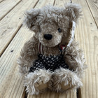 Vintage First   Main Teddy Bear Fourth Of July Plush Stuffed Animal Patriotic