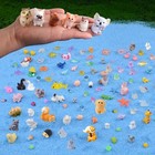 150 Pcs Mini Resin Animals - Miniature Animal Figurines For Fairy Garden Deco   