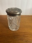 1901 World s Fair Pan Am American Exposition Buffalo Ny Silver Top Jar