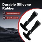 2pc Black Silicone Rubber Lid Latches For Rtic Yeti And More Coolers
