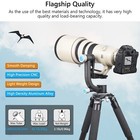 720   Carbon Fiber Gimbal Head Heavy Duty  Tripod Head With Quick Release Plate
