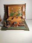 Antique German Hand Made Wood Carved 19c  Folk Art Black Forest House Box