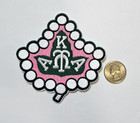 Alpha Kappa Alpha Aka Sorority Ivy Pearl Iron On sew On Patch 4 x4 