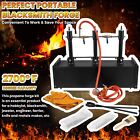 3 2d Gas Propane Forge Furnace Three Burner Blacksmith Knife Farrier Metal Tool